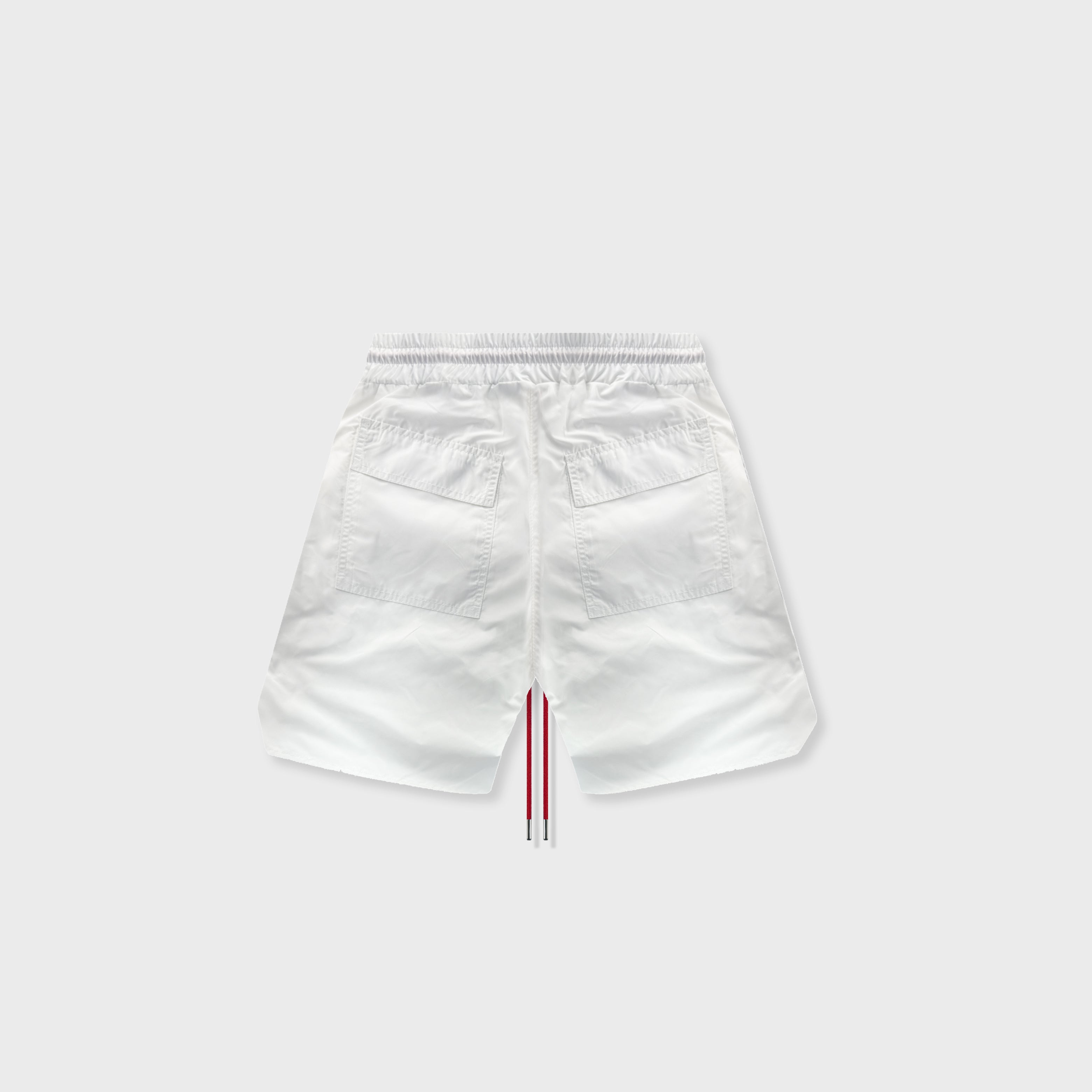 ЯH LOGO WHITE SHORTS