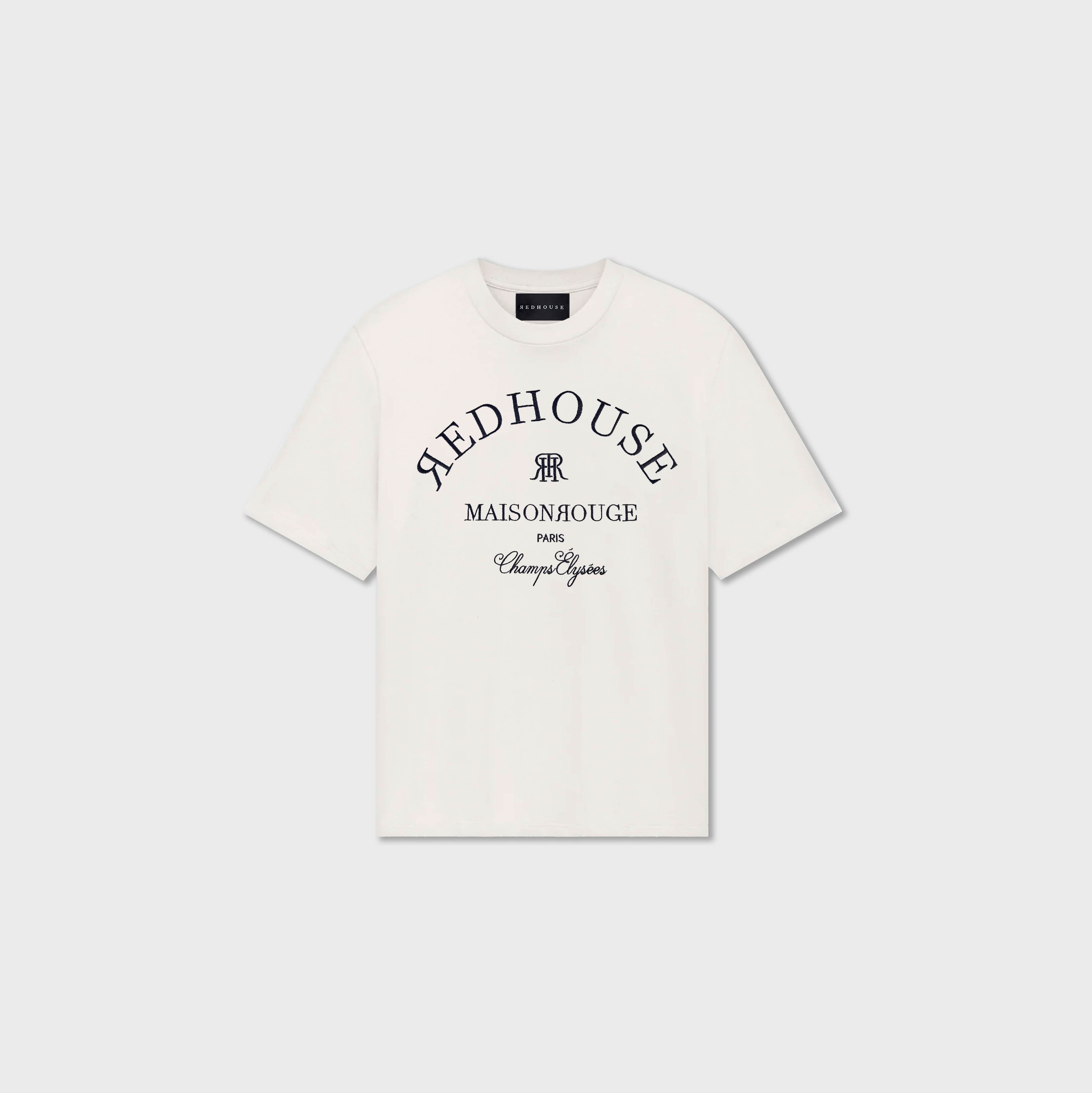 ЯH CHAMPS ELYSEES WHITE TEE