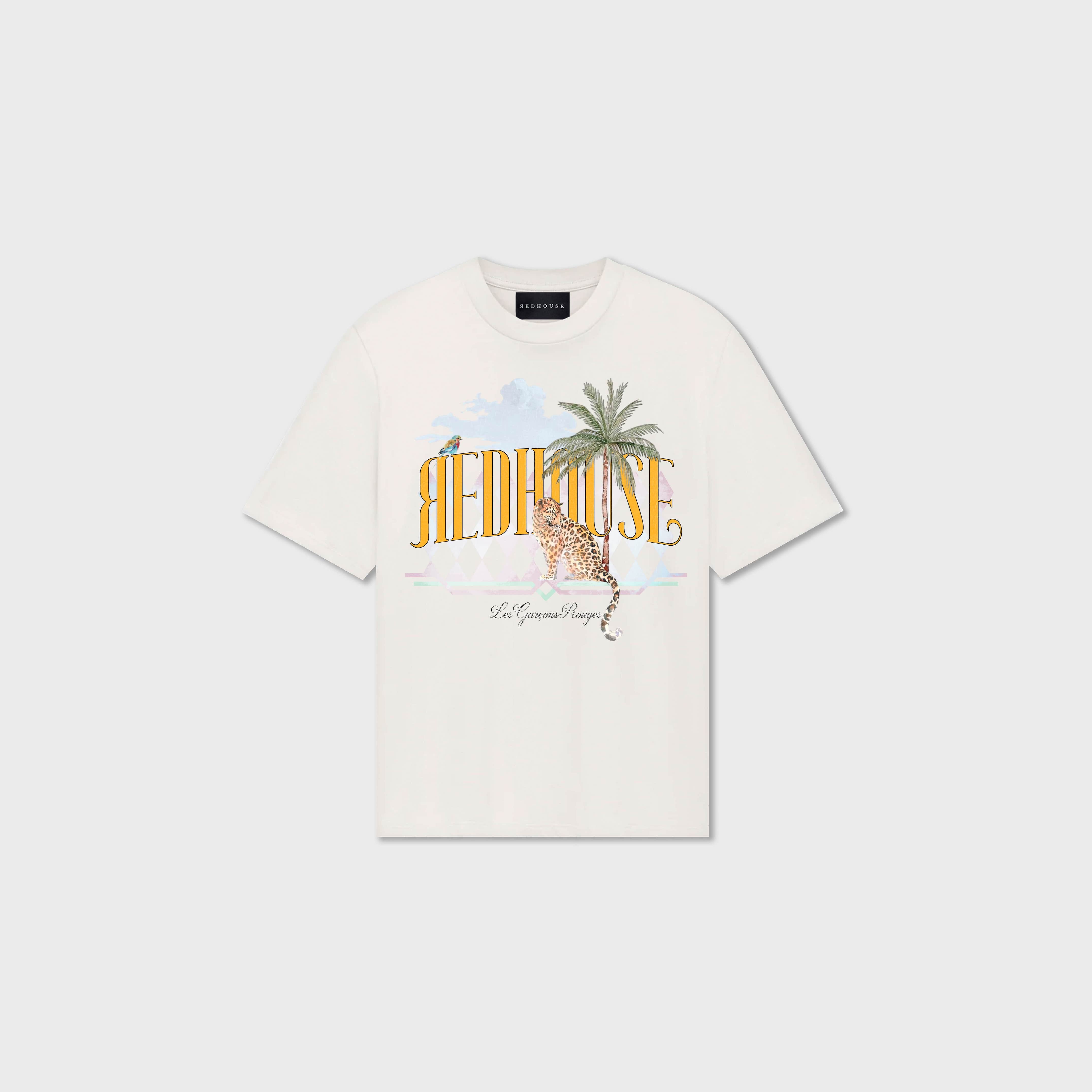 ЯH PALM TIGER WHITE TEE