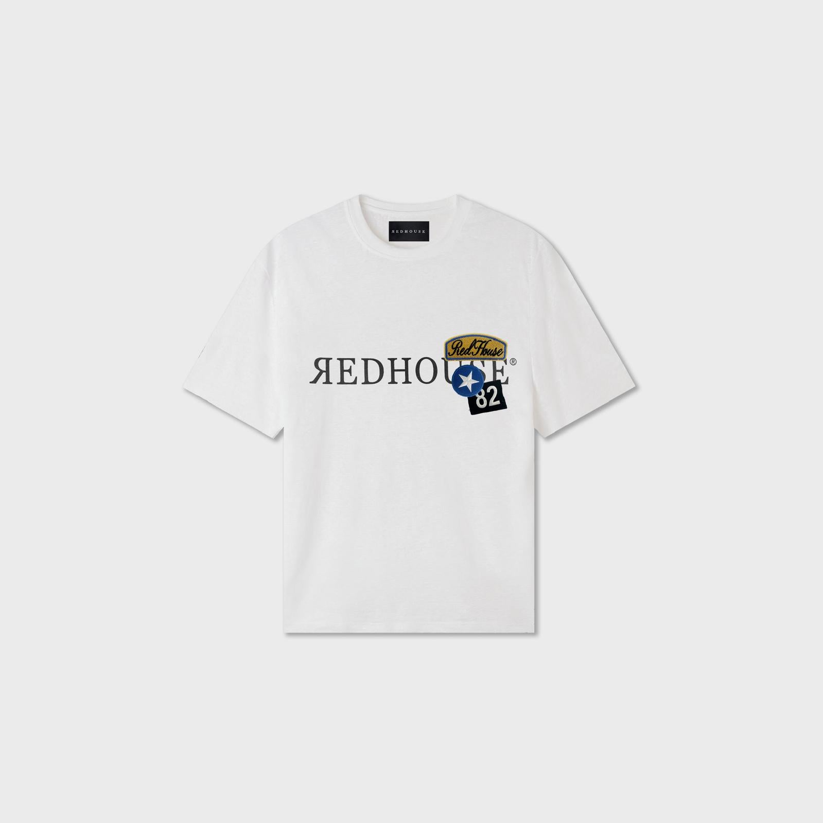ЯH REGULAR PATCH WHITE TEE