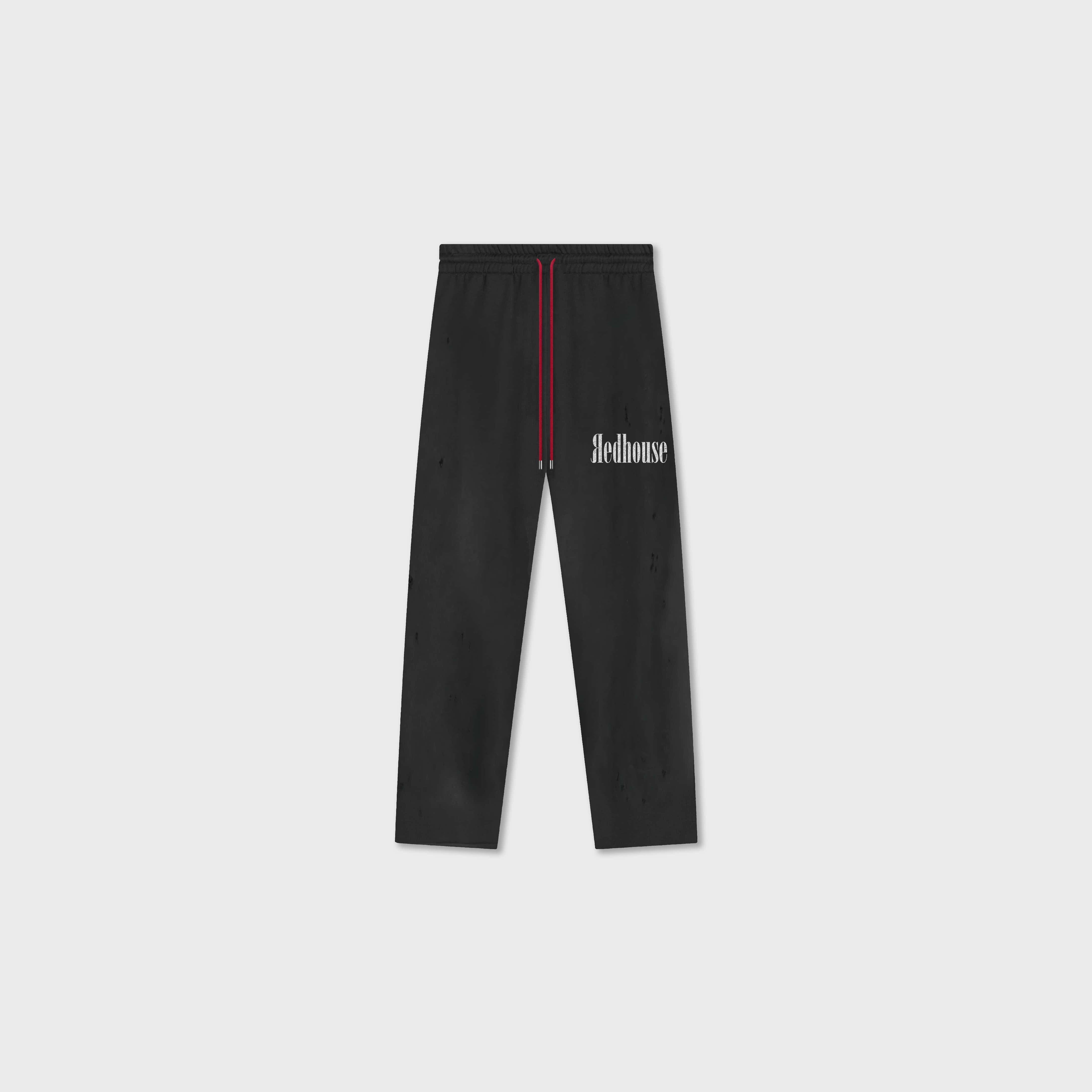 FADED REDHOUSE PRINT PANT