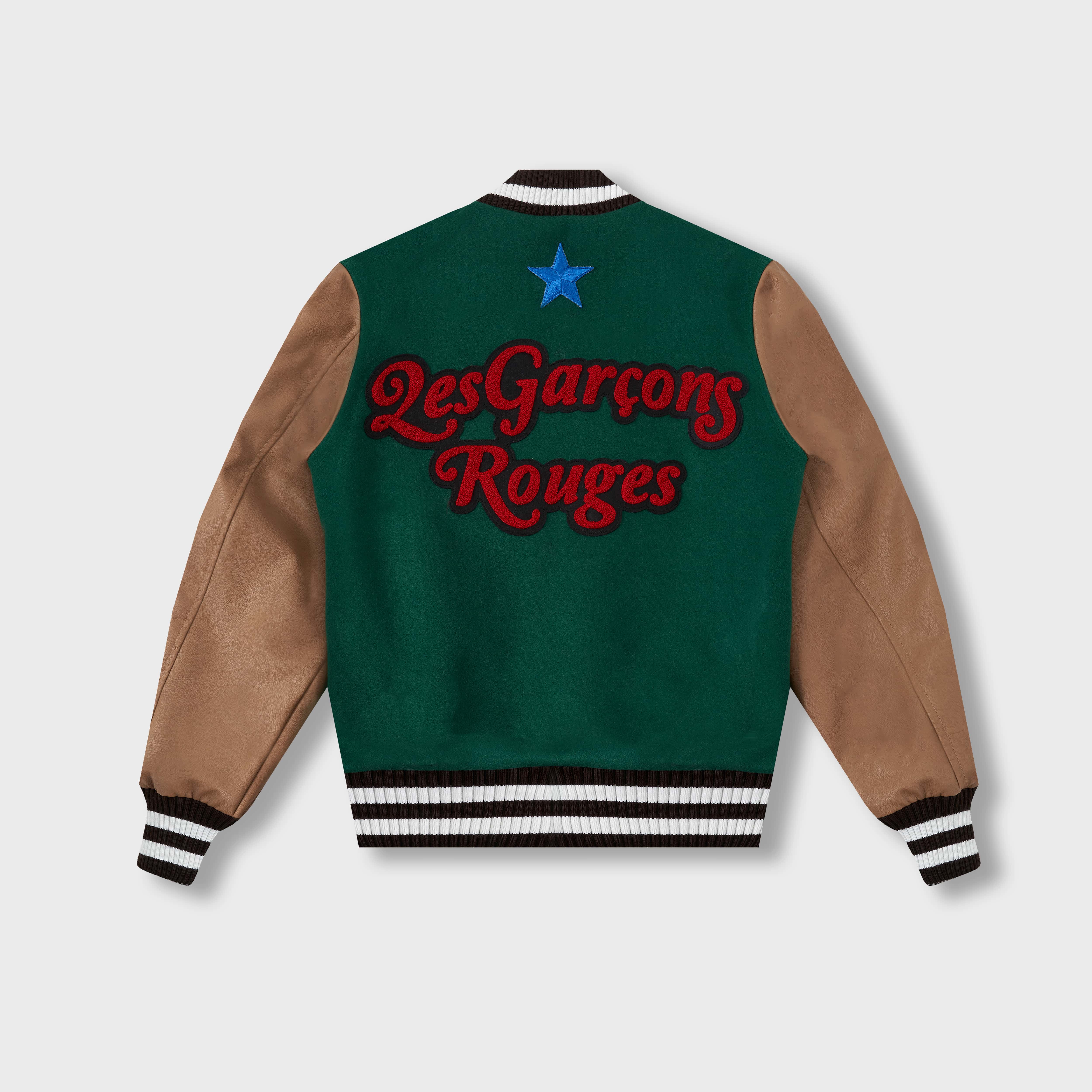 ЯH LES GARÇONS ROUGES II VARSITY JACKET