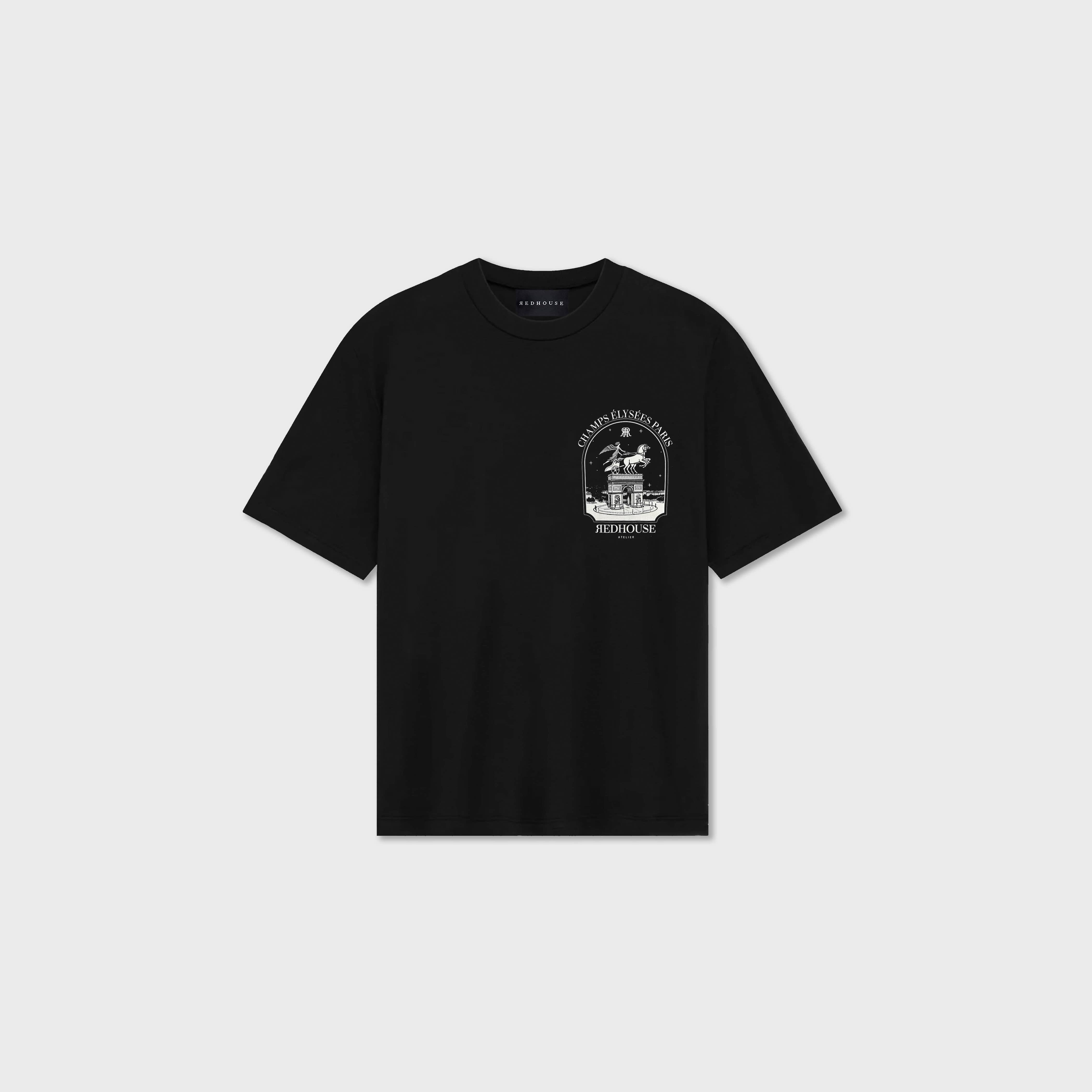 ЯH PEGASUS ATELIER BLACK TEE