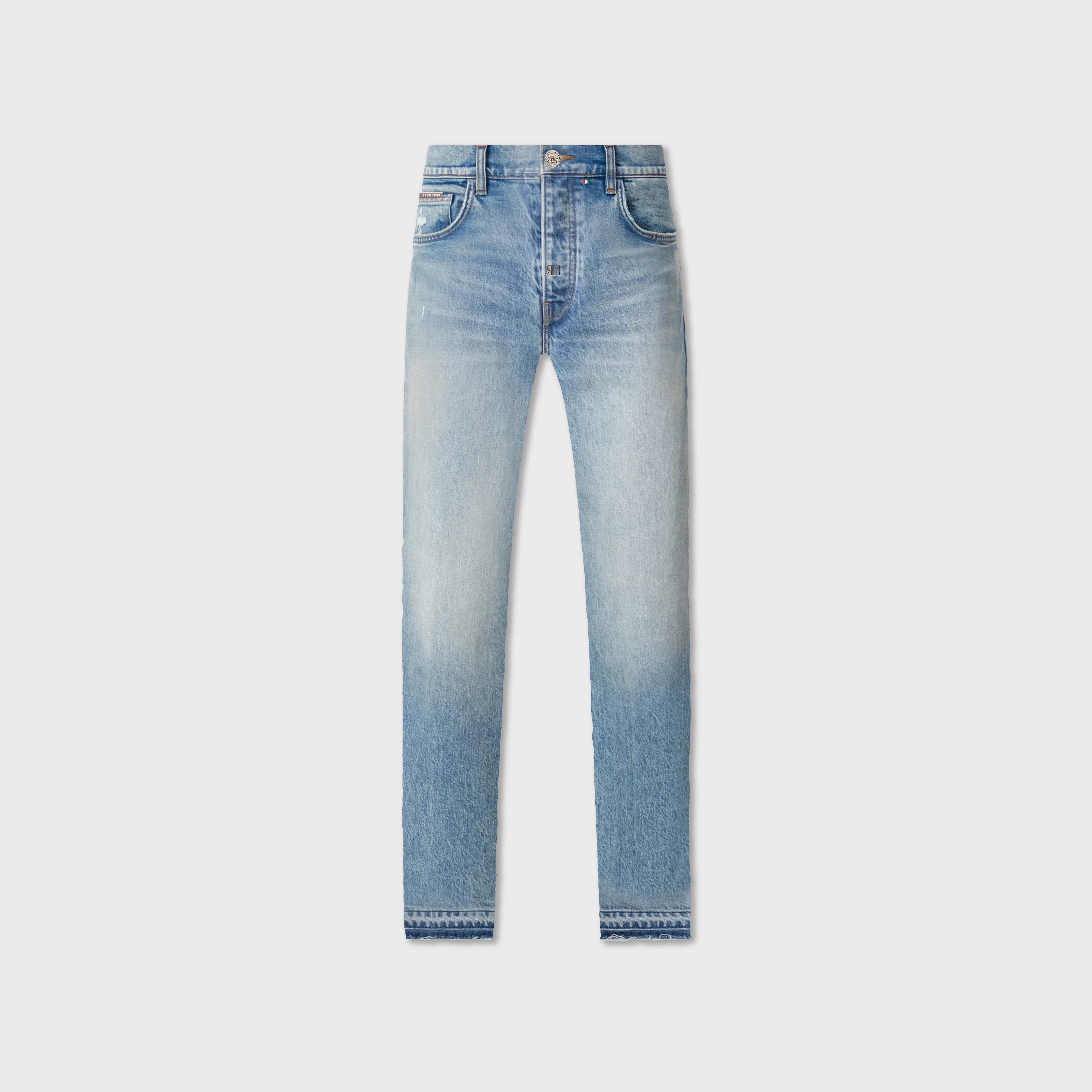 ЯH BASIC BLUE STRAIGHT DENIM