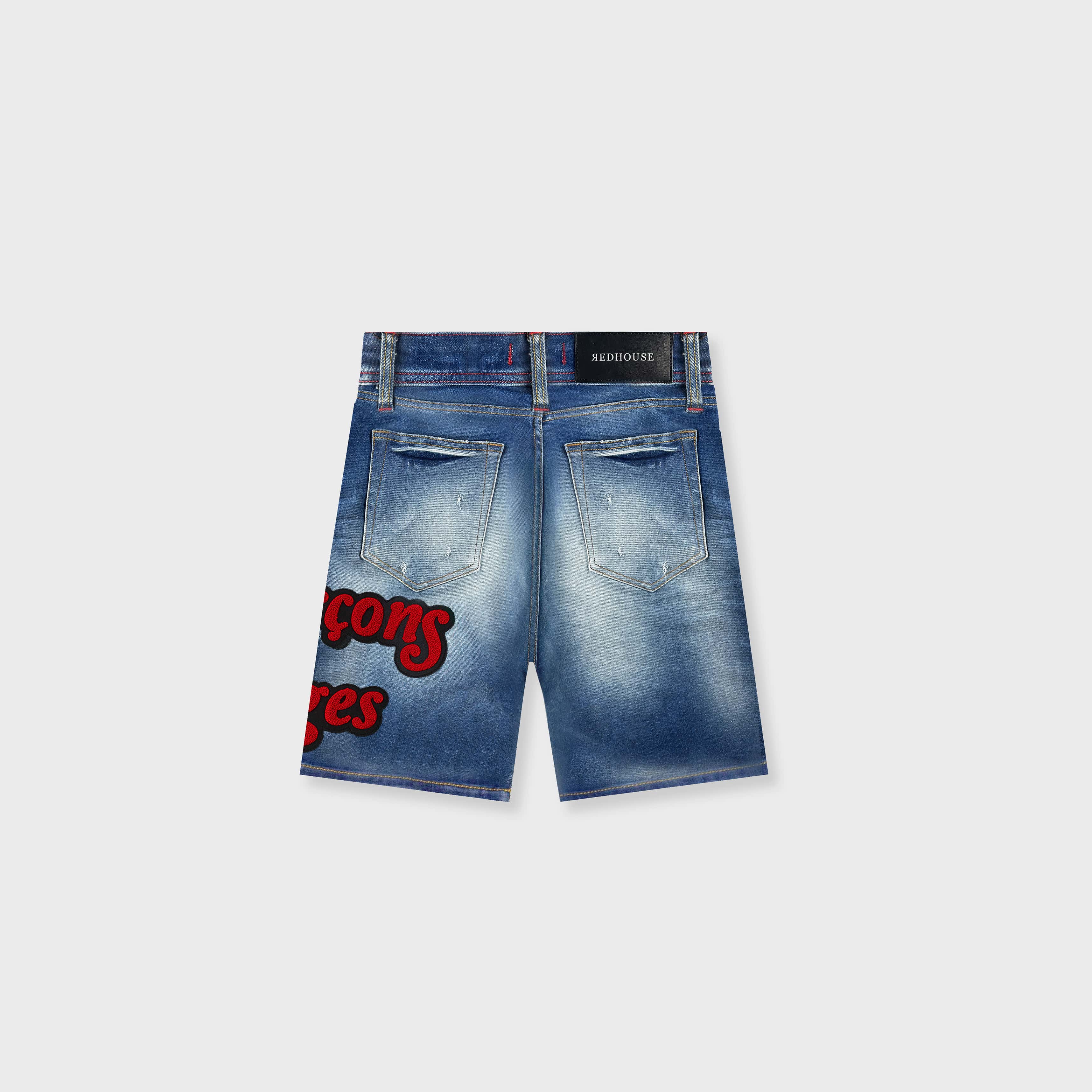 ЯH LGR DENIM SHORTS | MID BLUE
