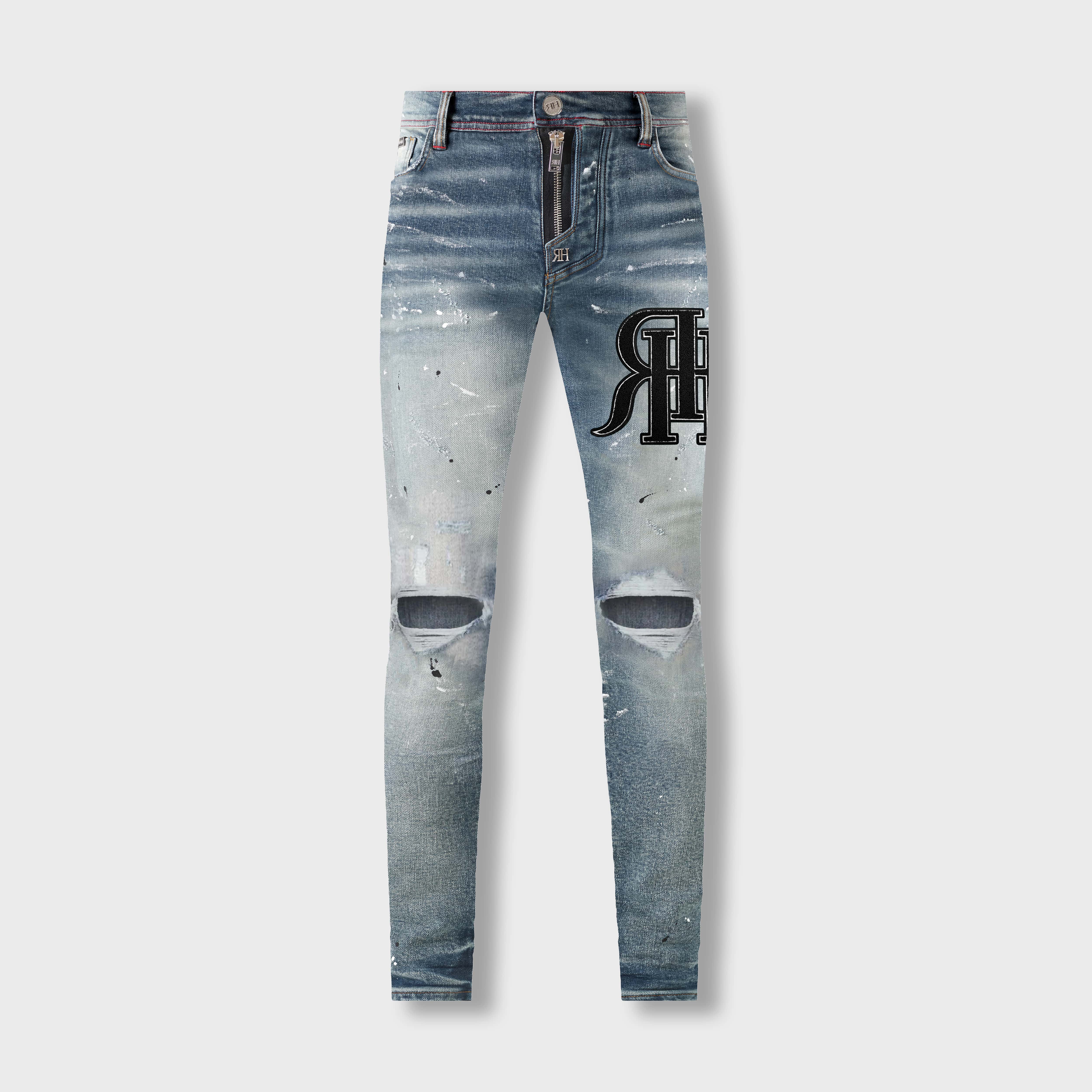 ЯH ZIPPER FUR PATCH | LIGHT BLUE