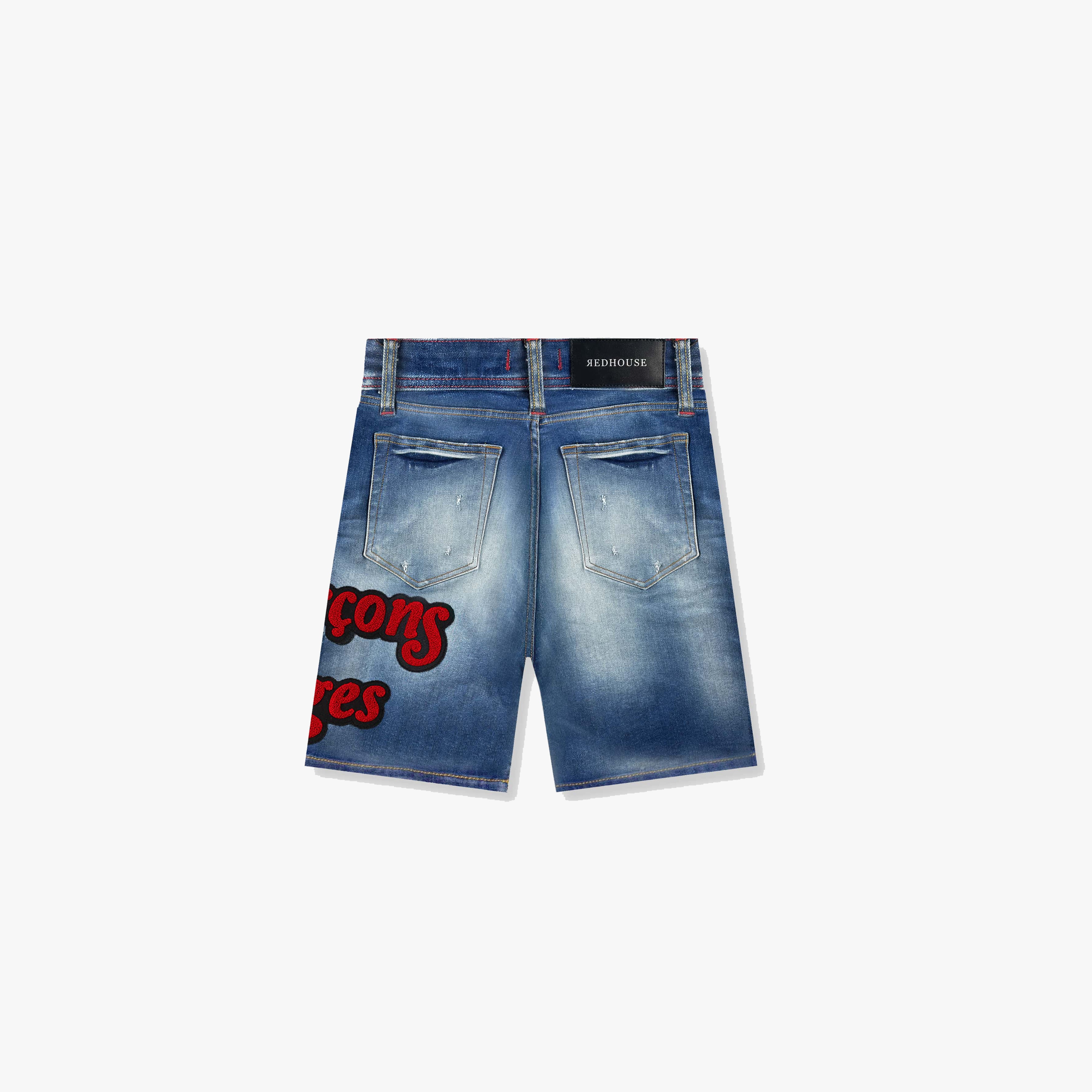 ЯH LGR DENIM SHORTS | MID BLUE
