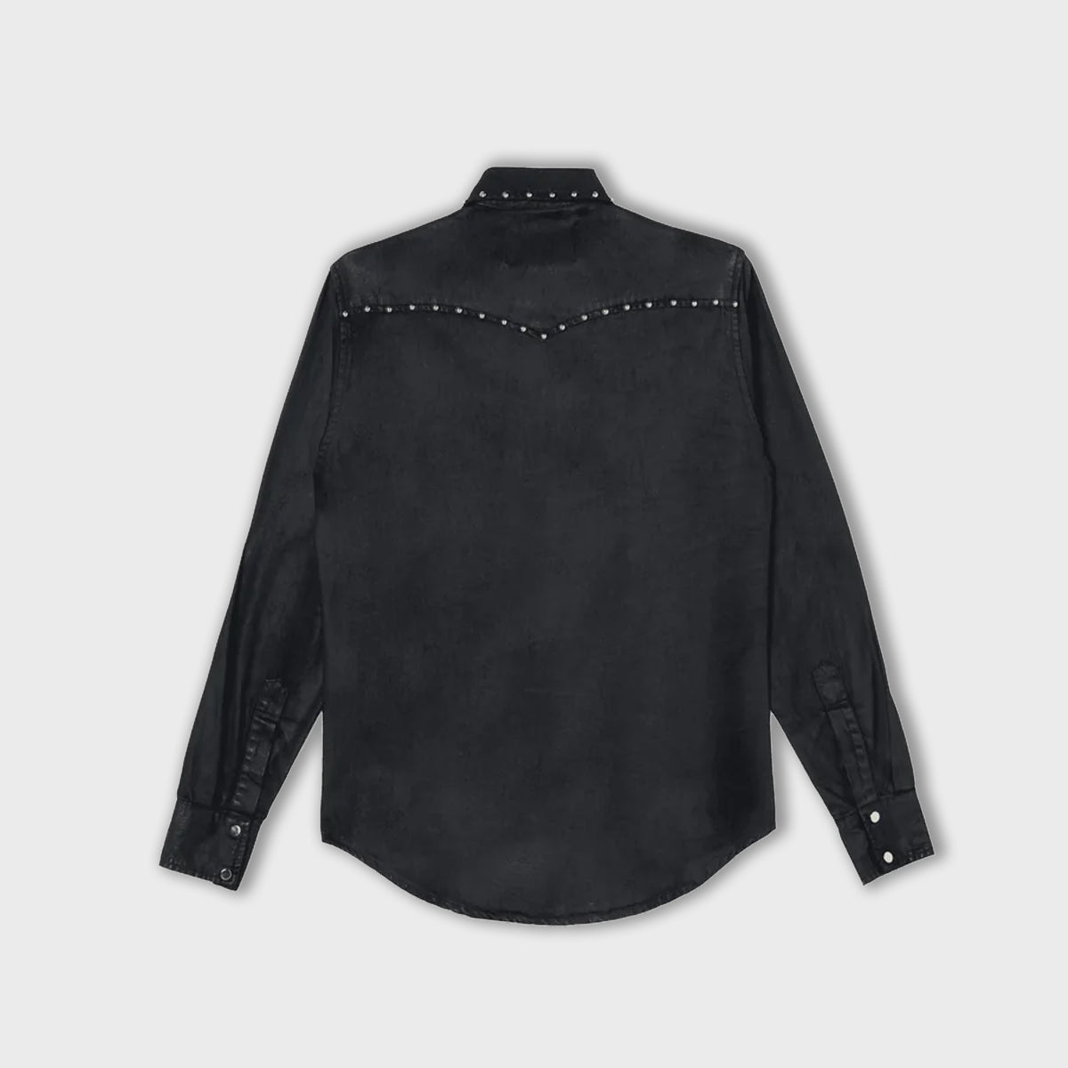 ЯH SPIKES BLACK DENIM SHIRT