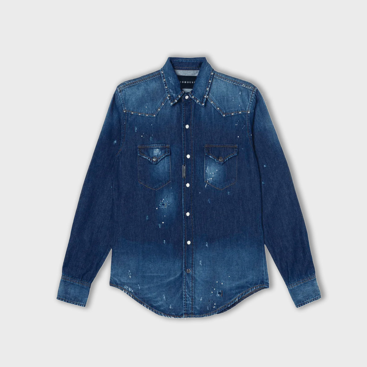ЯH SPIKES BLUE DENIM SHIRT