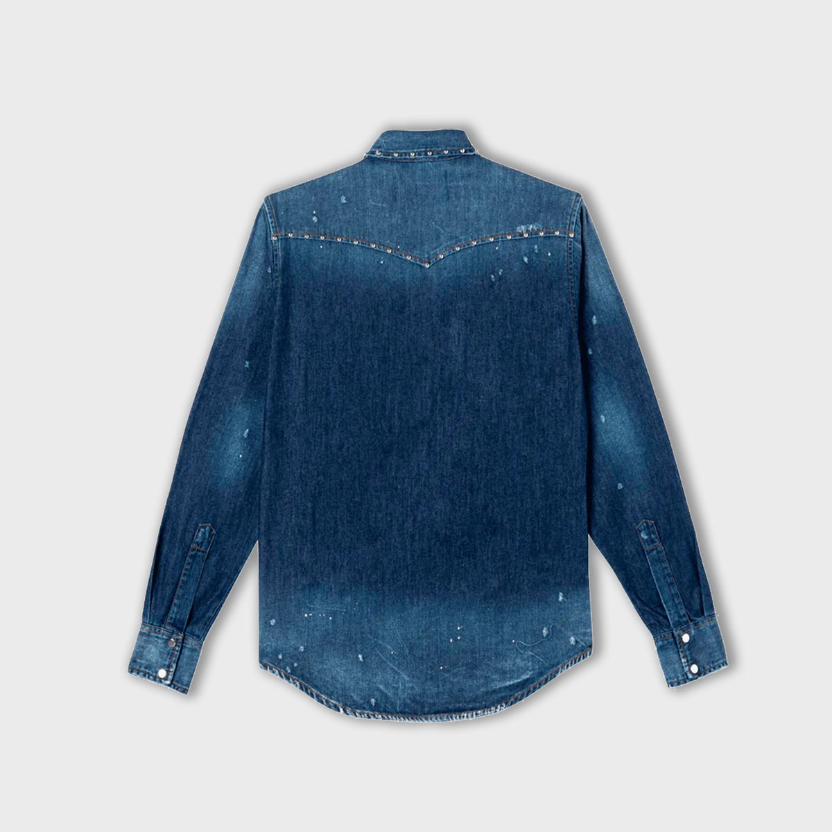 ЯH SPIKES BLUE DENIM SHIRT