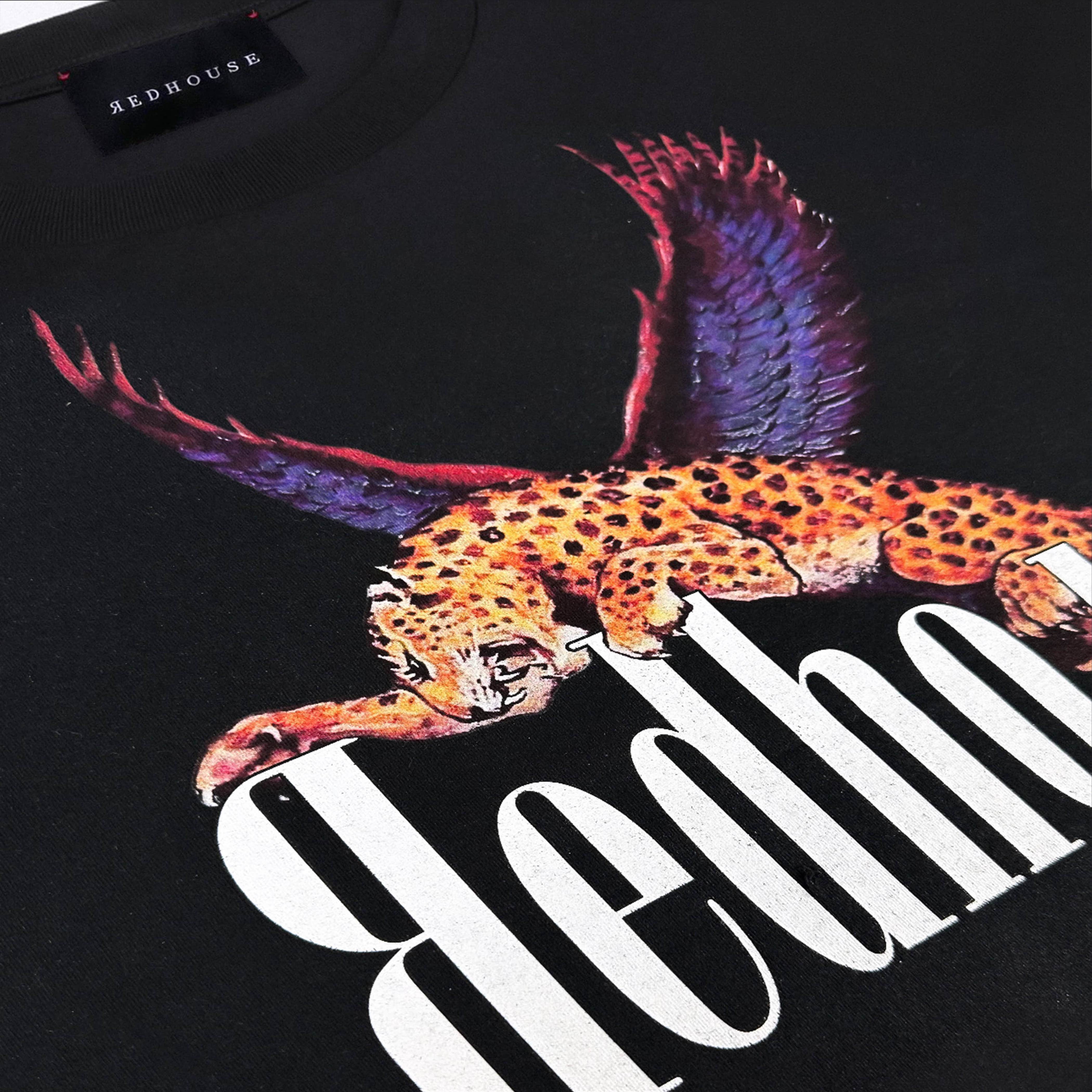 ЯH FLYING TIGER BLACK TEE