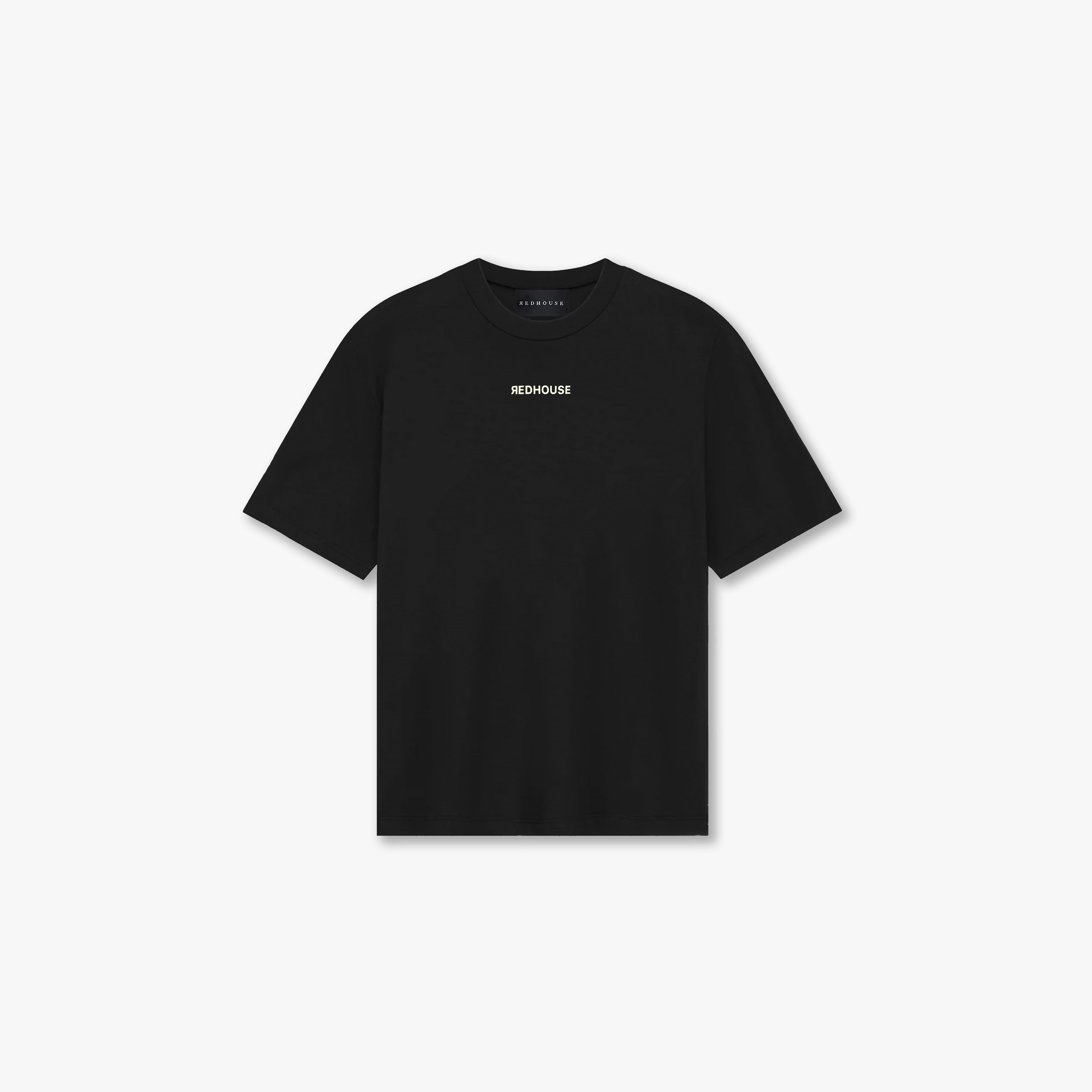 REDHOUSE REGULAR BLACK TEE