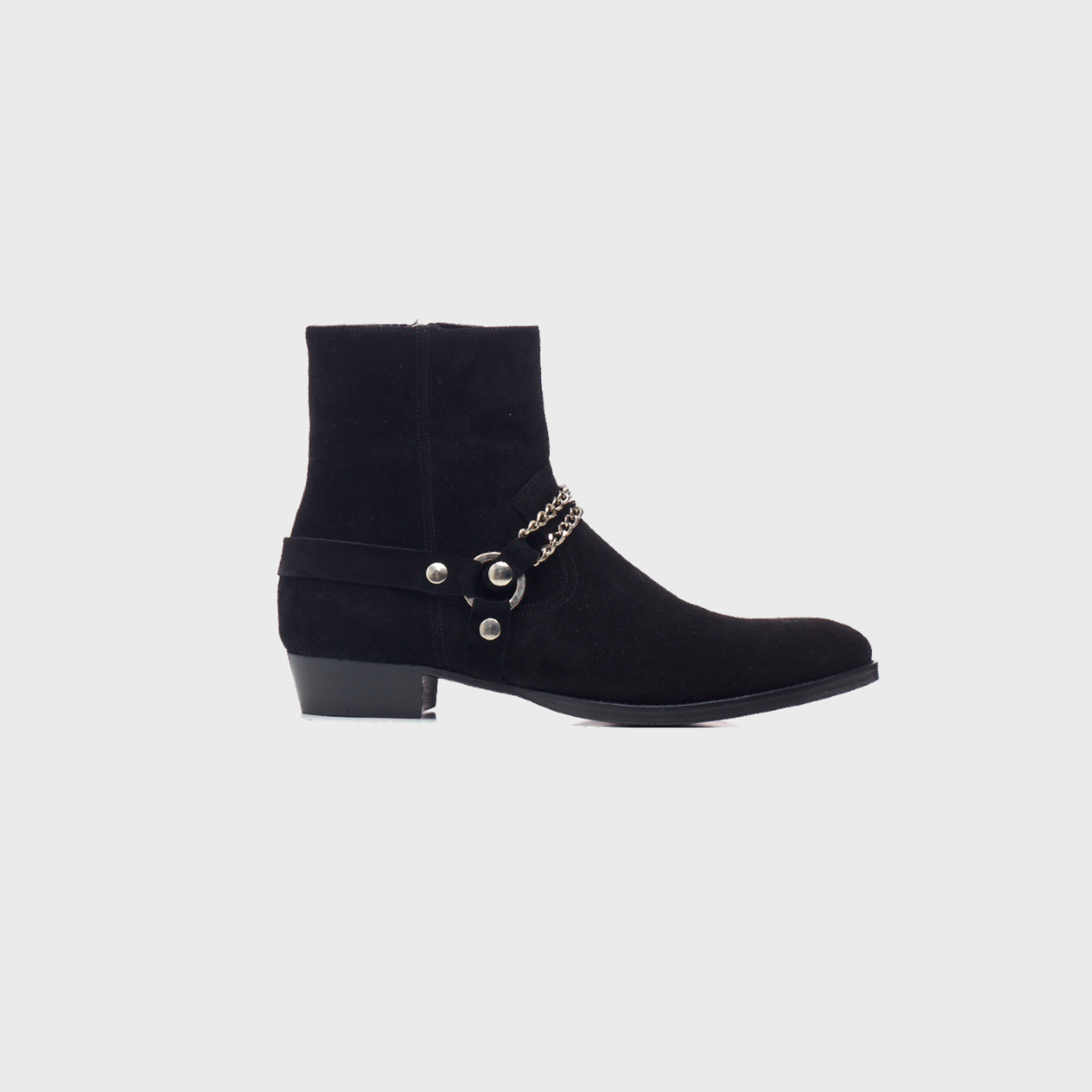 ЯH SUEDE BLACK BOOTS