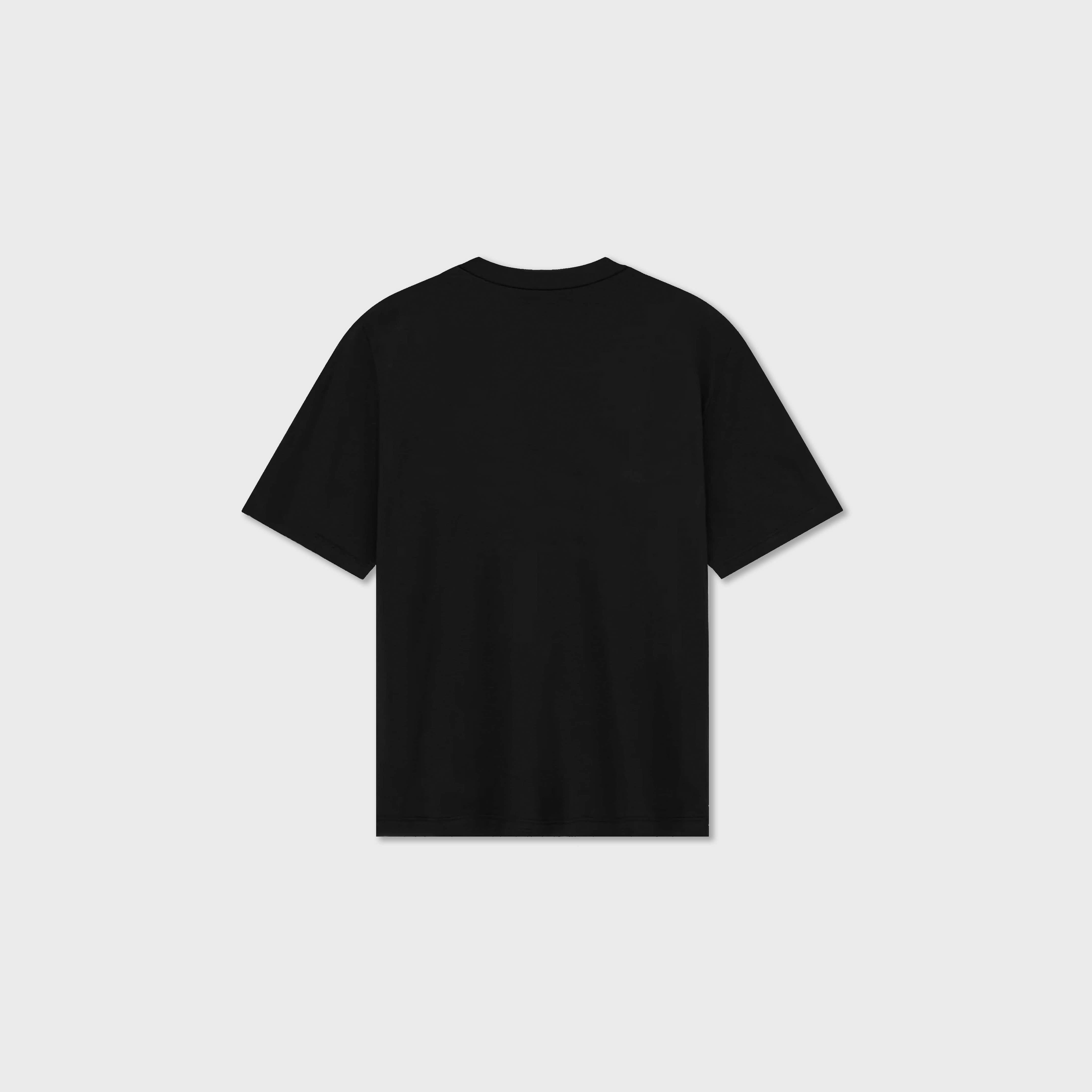 ЯH SNAKE & LEOPARD BLACK TEE