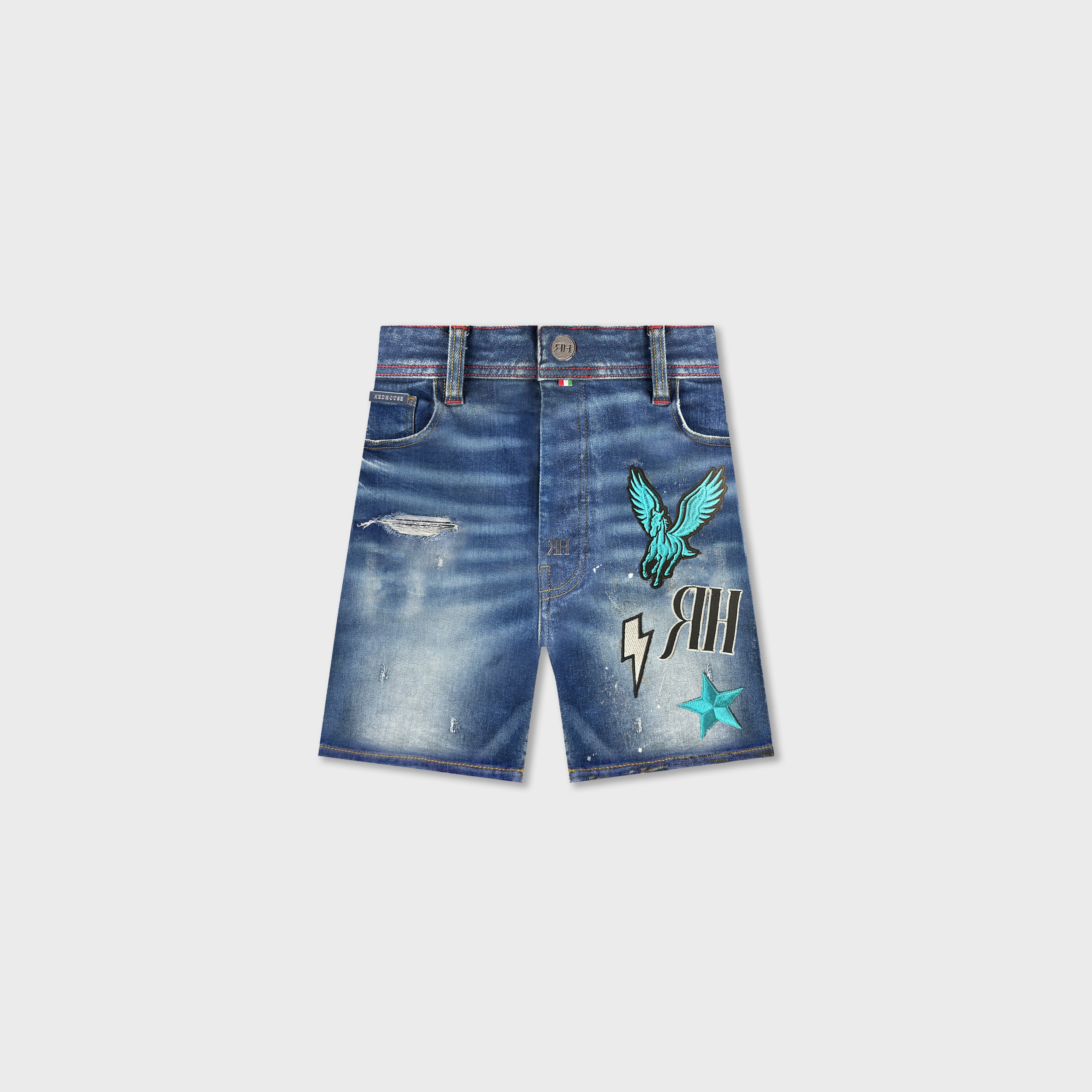 ЯH PEGASUS SHORTS | MID BLUE