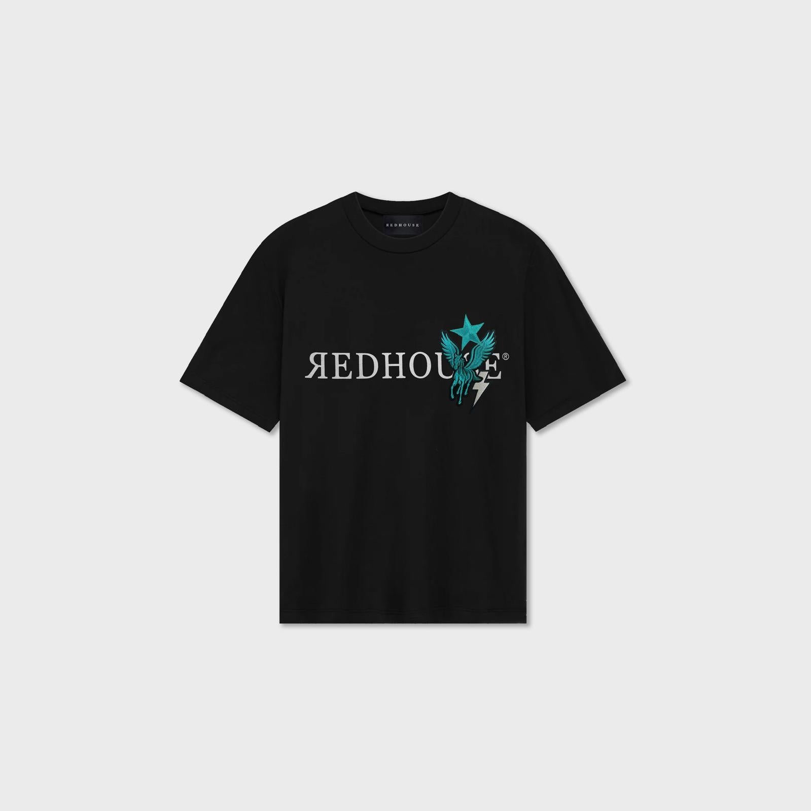 ЯH REGULAR PATCH II BLACK TEE