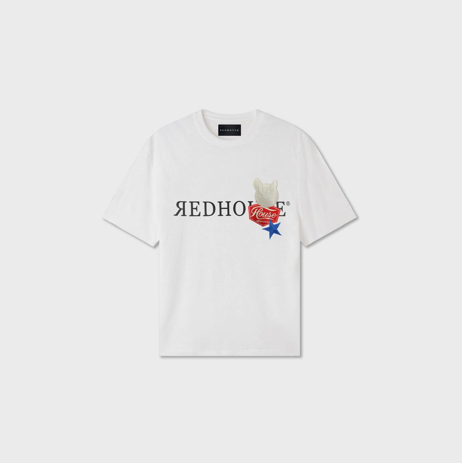 ЯH REGULAR PATCH III WHITE TEE