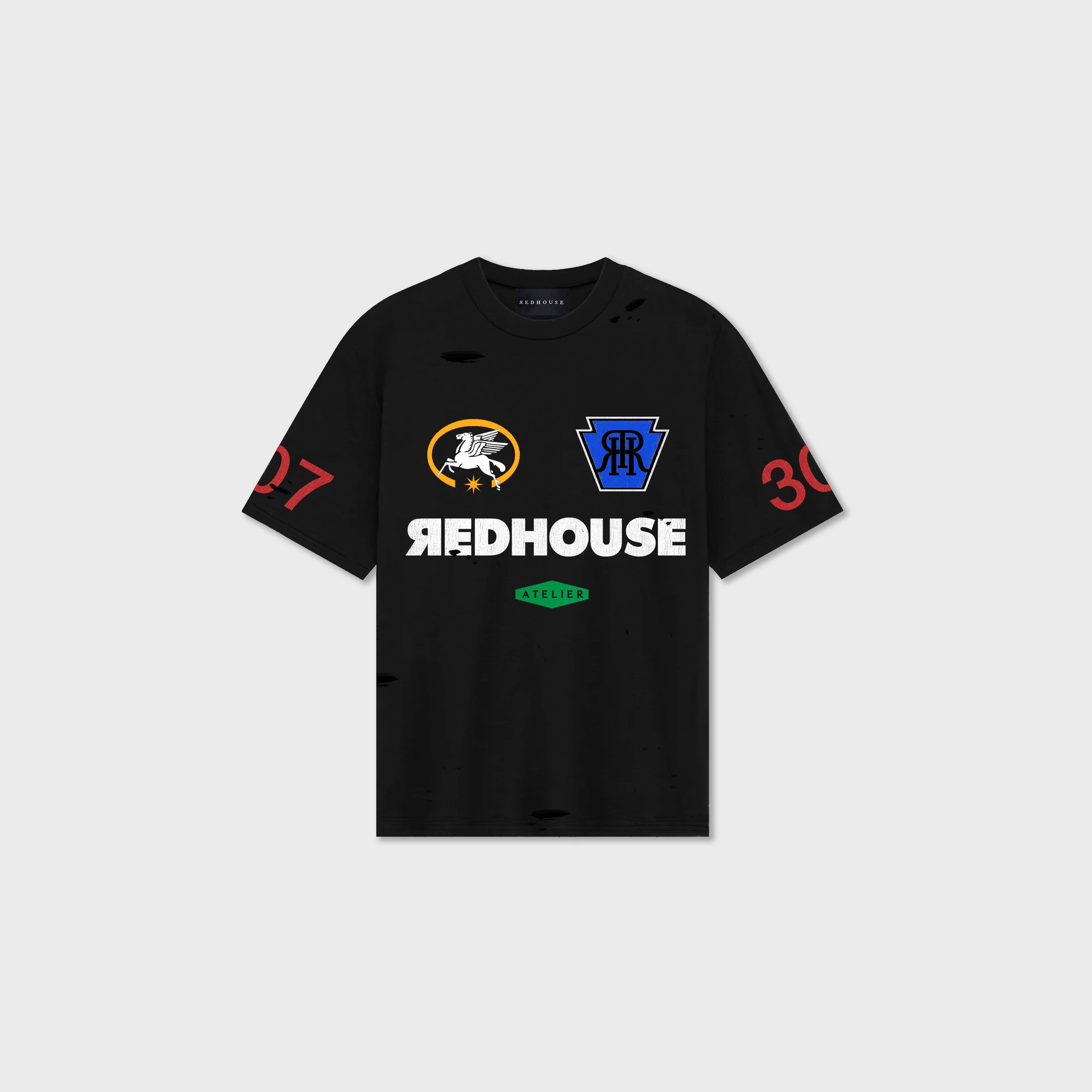 ЯH PEGASUS 307 BLACK TEE