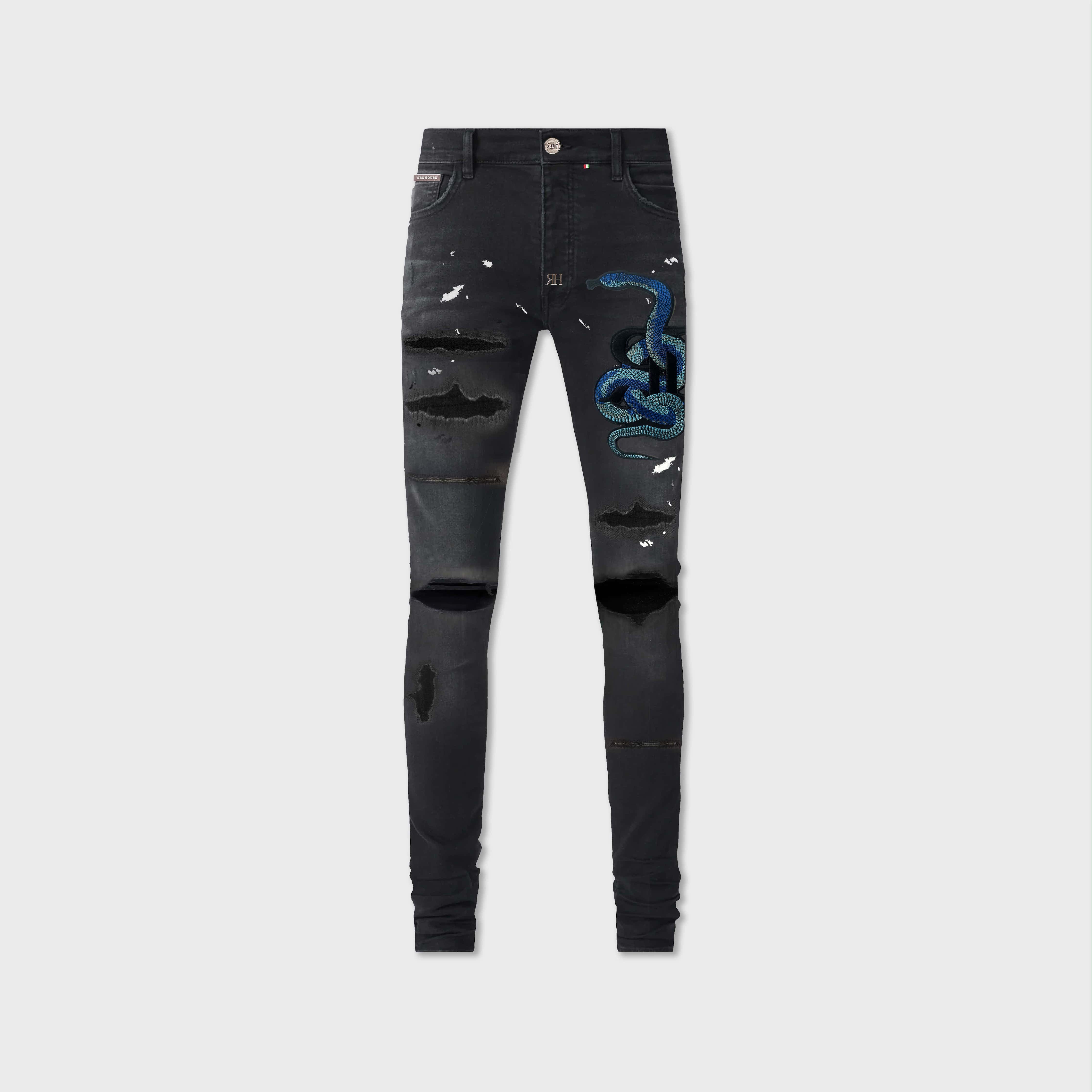 ЯH SNAKE IV SLIM BLACK