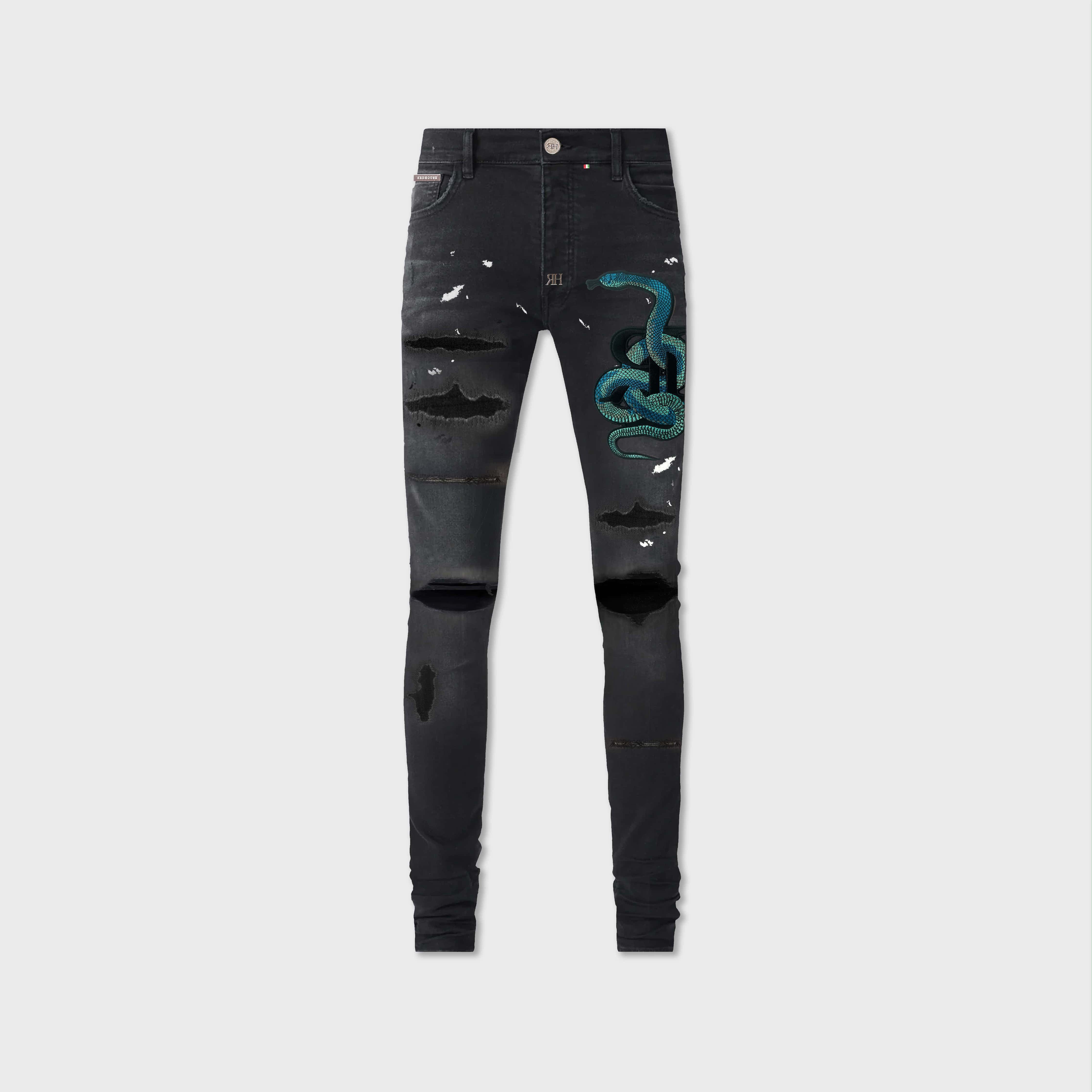 ЯH SNAKE V SLIM BLACK