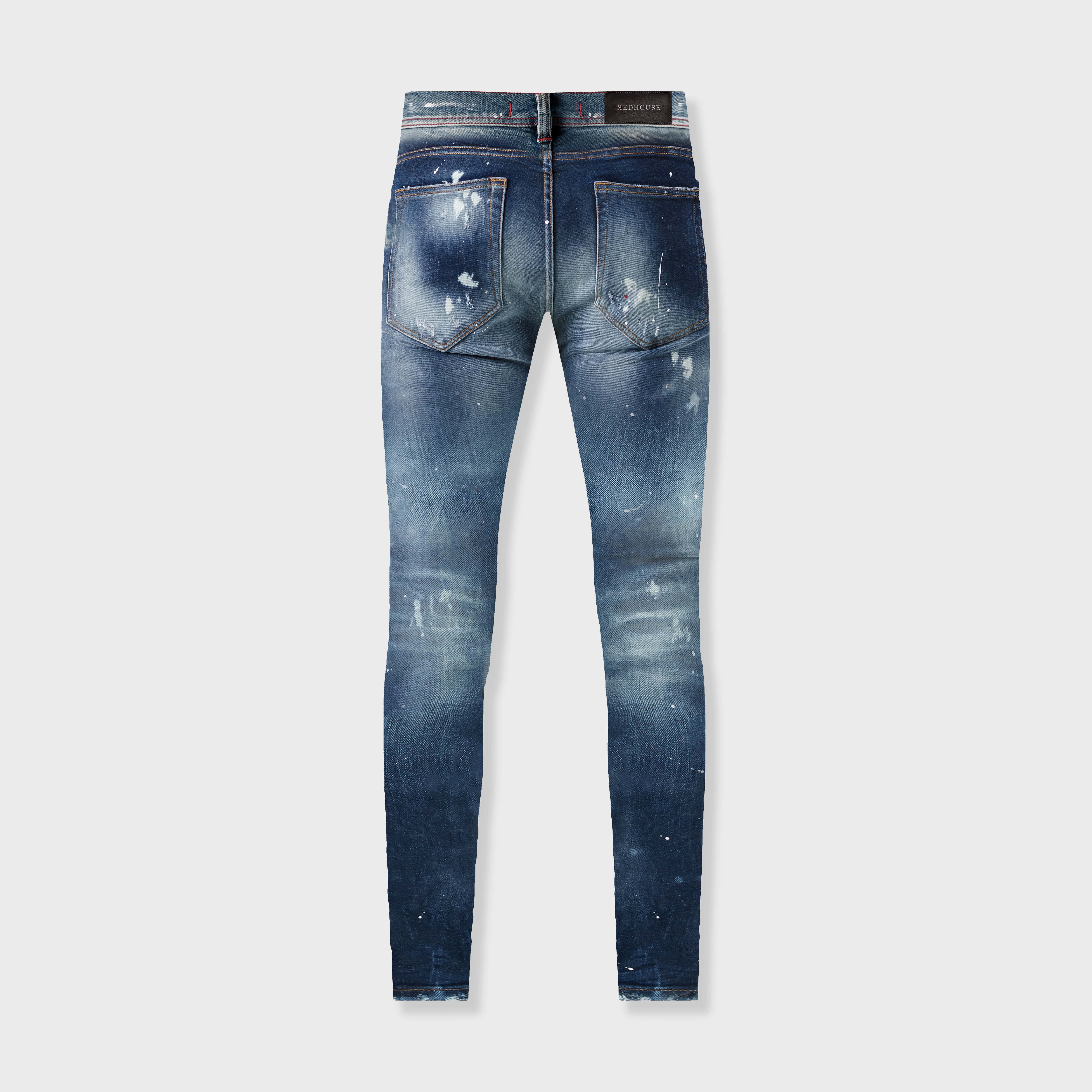 ЯH LEATHER POCKET | DARK BLUE