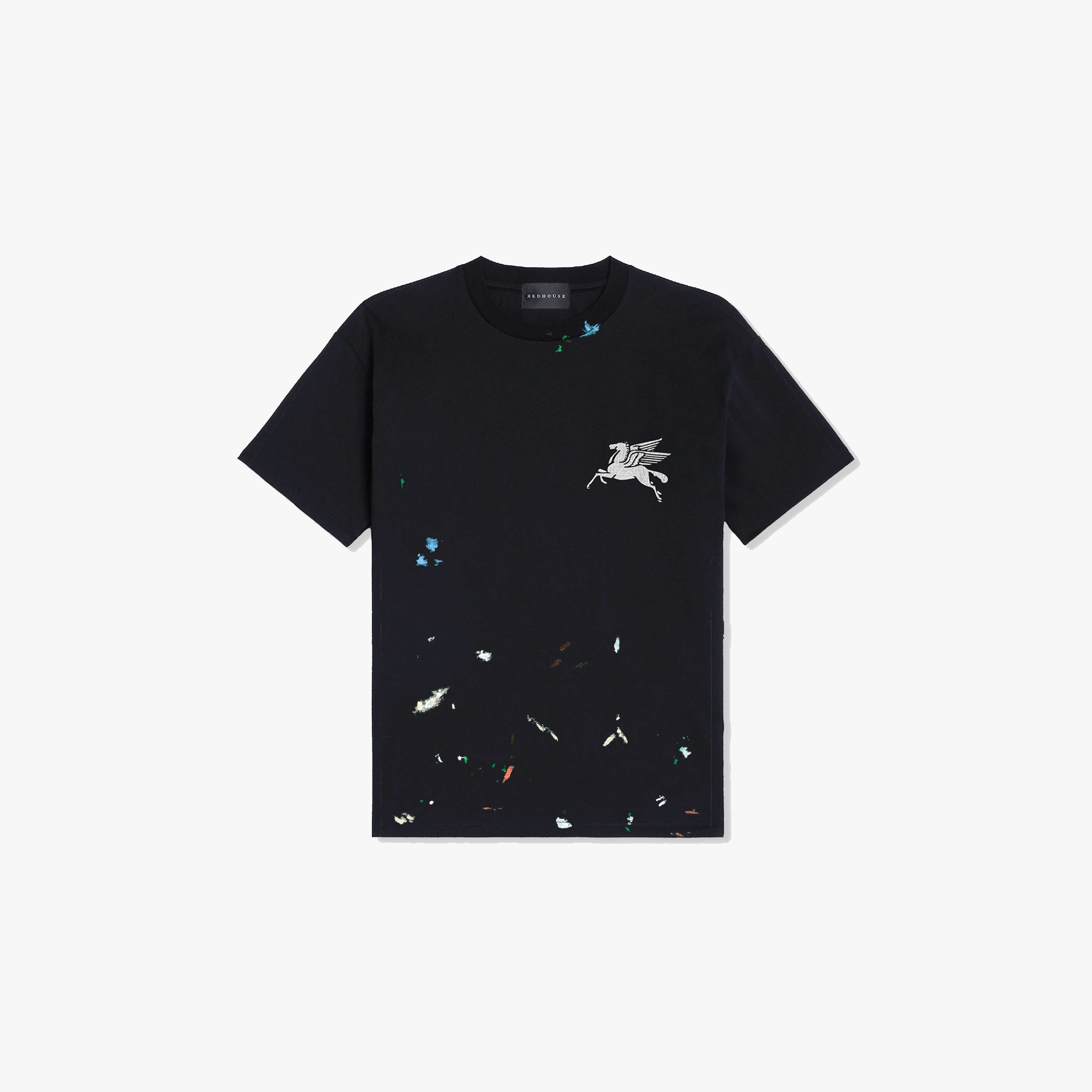 ЯH REGULAR PEGASUS BLACK TEE