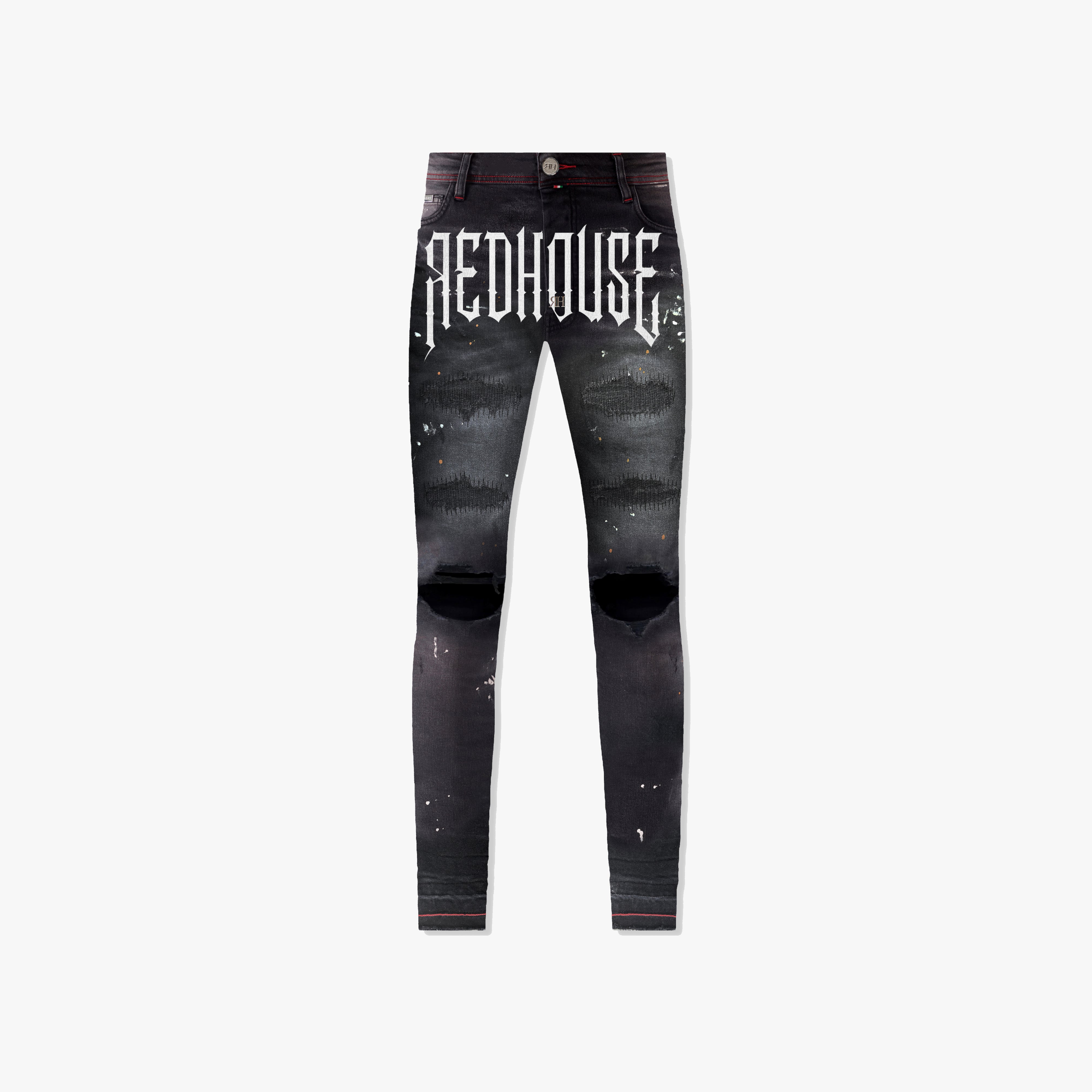 ЯH ROCKSTAR II BLACK SLIM DENIM