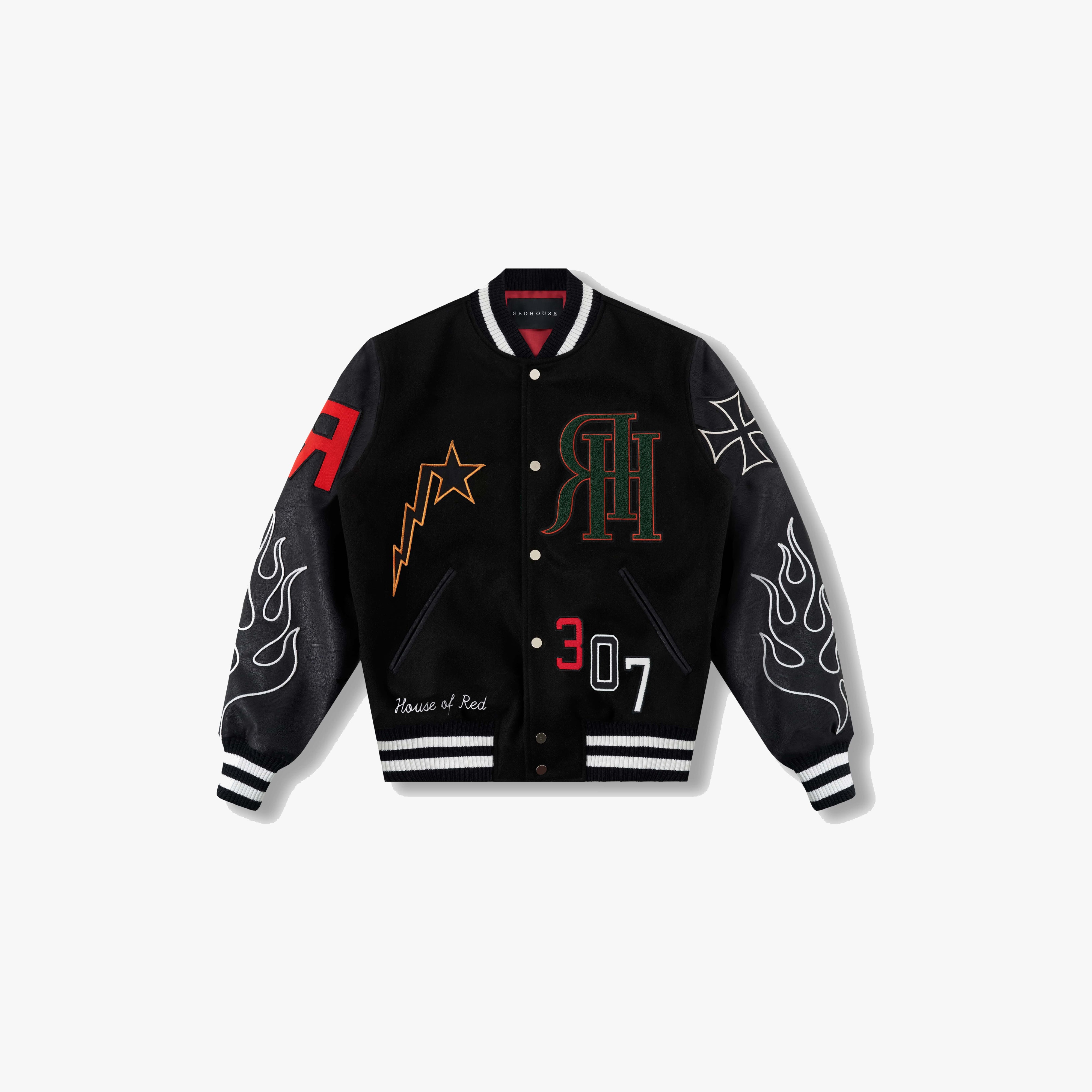ЯH LES GARÇONS ROUGES I VARSITY JACKET