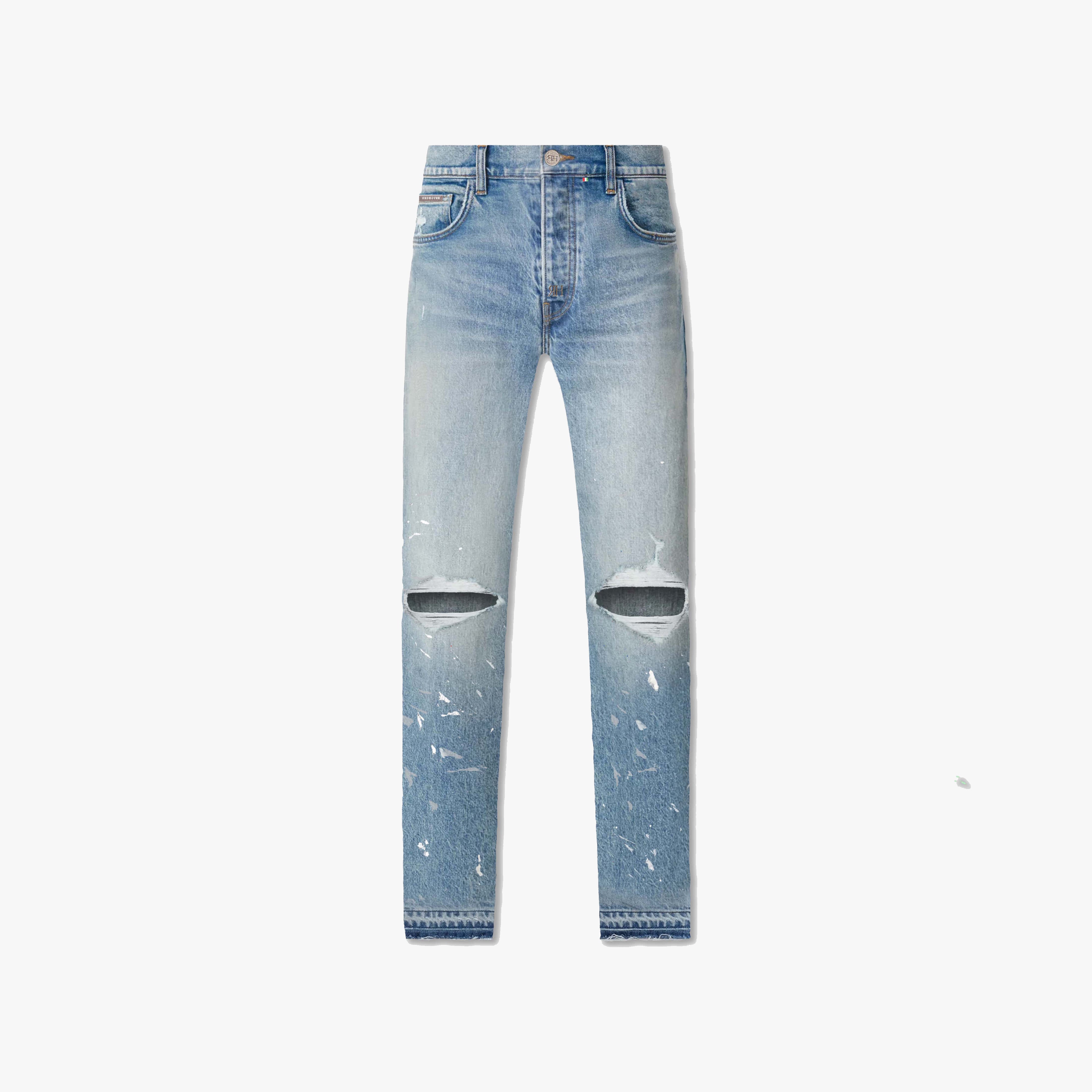 ЯH BLEACH BLUE STRAIGHT DENIM
