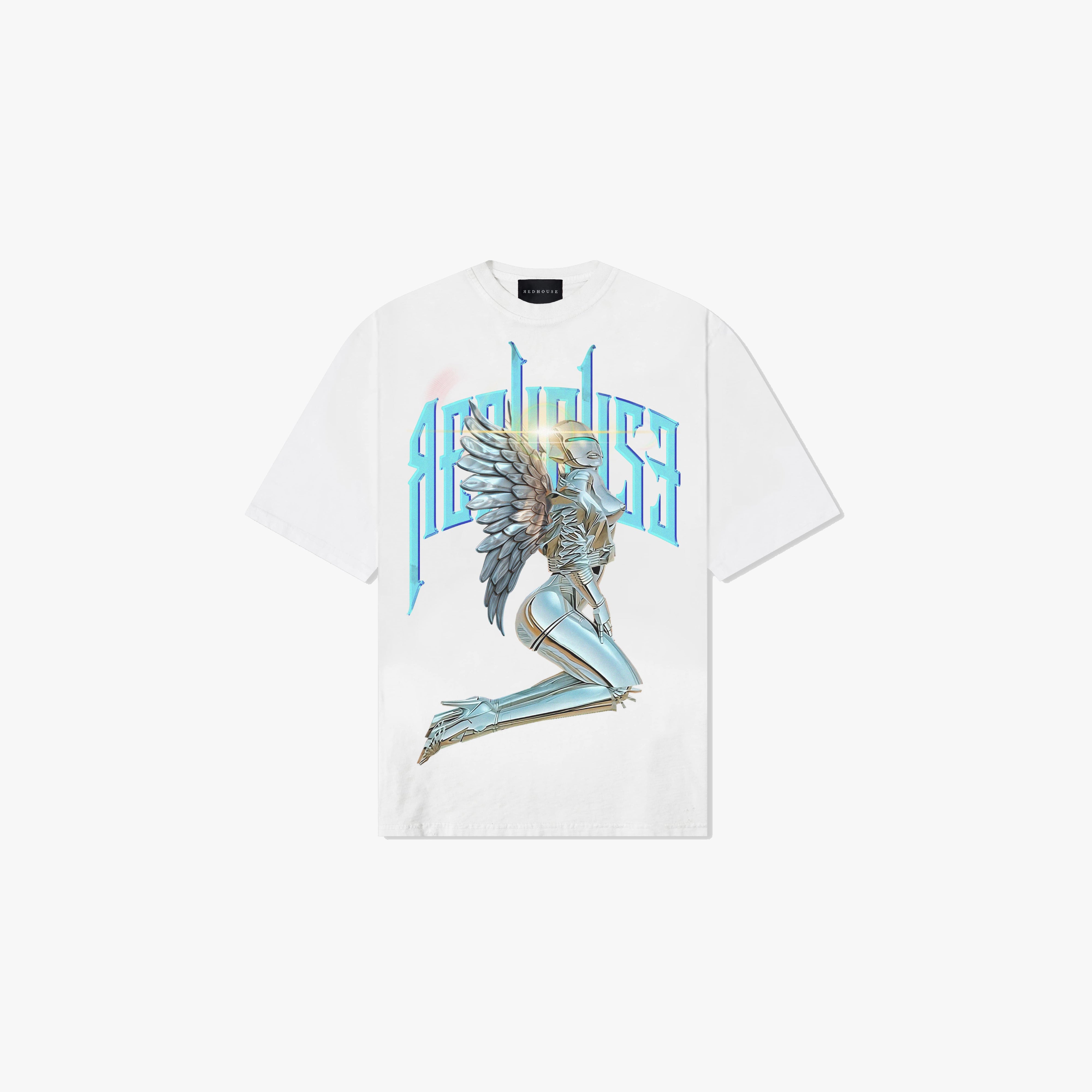 ЯH ROBOT WHITE TEE